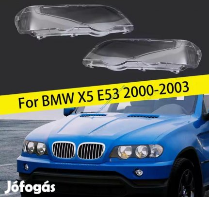BMW X5 E53 lámpabúra, fényszóró búra 2000-2003