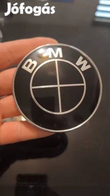 BMW embléma 74 mm fekete