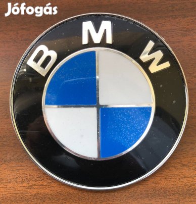 BMW embléma 82 mm . motorháztető ,kék-fehér