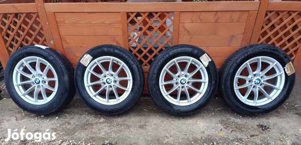 BMW gyári alufelni + Michelin Pilot Alpin 5 205/60 R16 téli gumi