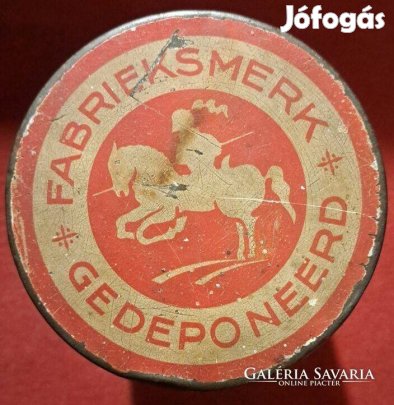 BOON&Cacao Merk Holland nagyméretű fém doboz,