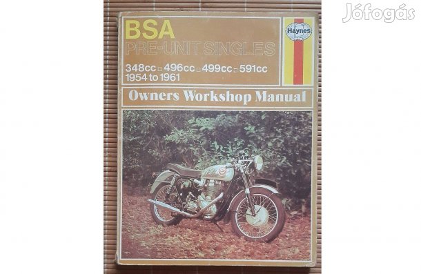BSA motor javítási kézikönyv