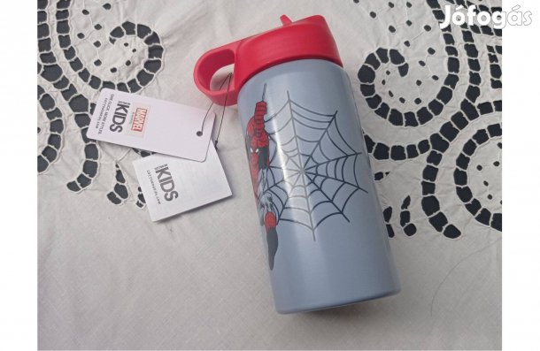 B P A mentes Pókember mintás fém kulacs * Marvel Kids * Új!