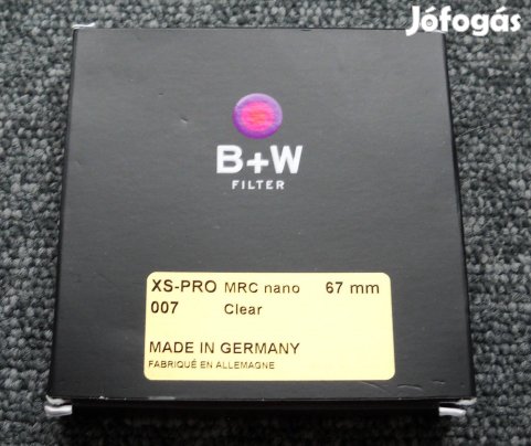 B+W XS-Pro MRC Nano 007 Clear 67 mm