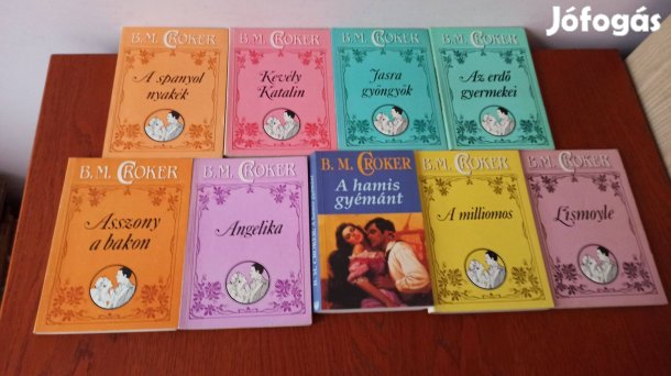 B. M. Croker könyvcsomag / 9 db könyv