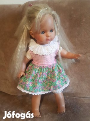 Baba 46 cm hajas alvós baba rengeteg hajjal eladó