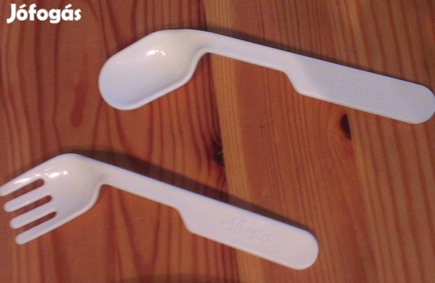 Baba, baby, bébi kanyarkanál, villa, Chicco evőeszközök, új