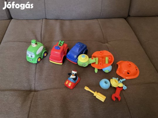 Baba, gyerek játék kisautók, szerelős teknős eladó! 2-4 éveseknek!