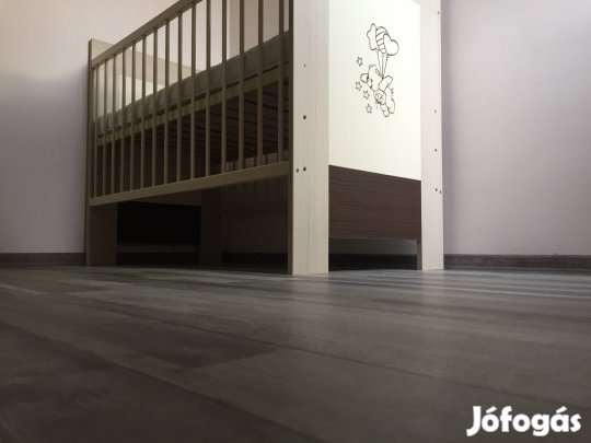 Baba ágy+ hajdinás kókusz matraccal