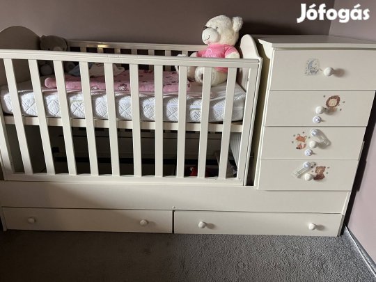 Baba kiságy matracal 