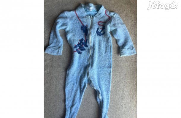 Baba rugdalózó csomag - kék, fehér, 68-as méretben - 2 db