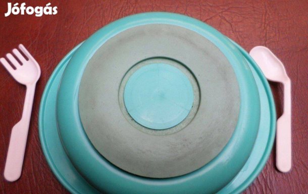 Baba tányér kanál villa Új