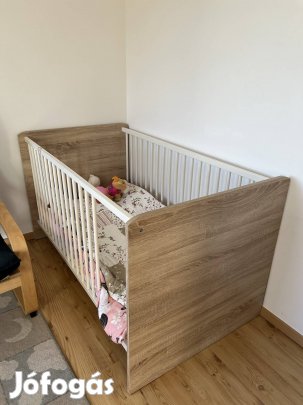 Babaágy / kiságy 140x70 cm matraccal
