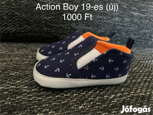 Babacipő Action Boy 19-es (új)