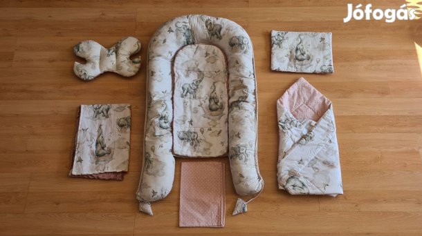 Babafészek 6 az 1-ben babaágy szett Mybaby Minky