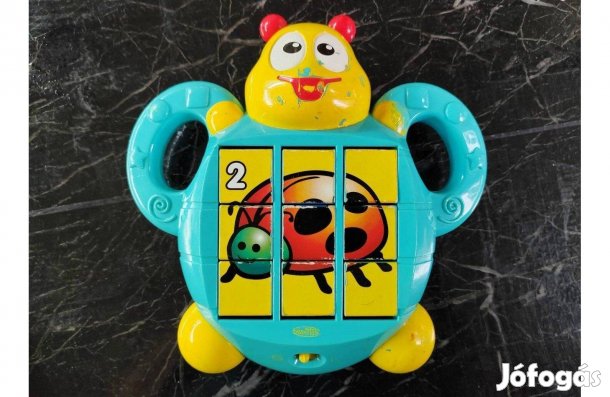 Babajáték- Képkirakó, zenélő puzzle és Játékautó riasztó távirányító