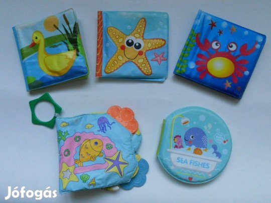 Babajáték bébijáték - fürdős könyv 5db