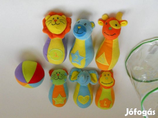 Babajáték bébijáték - plüss teke bábuk