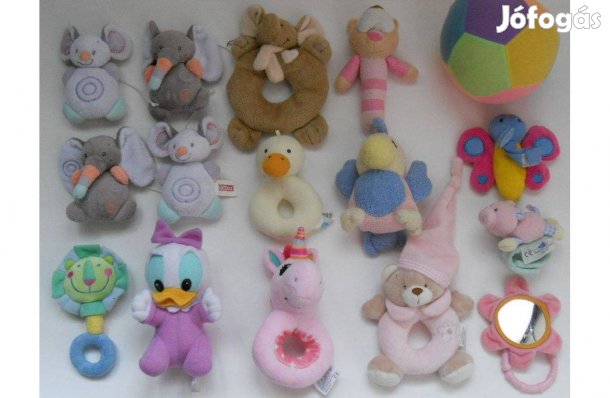 Babajáték bébijáték gyerekjáték - plüss 16db