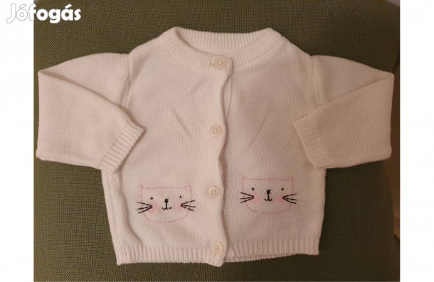 Babakardigán, tchibo, fehér, 62-68