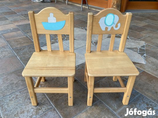 Babaszékek tömörfából intarziával