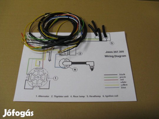 Babetta 207 kábelköteg