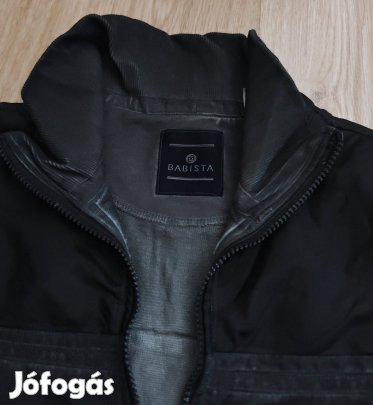 Babista pamut férfi kardigán koptatott hatással