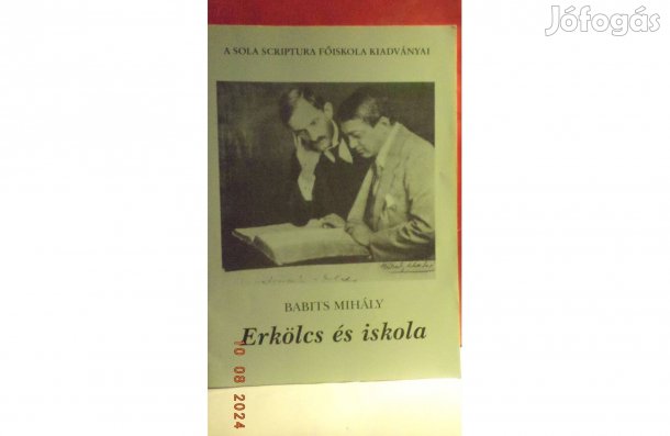 Babits Mihály: Erkölcs és iskola