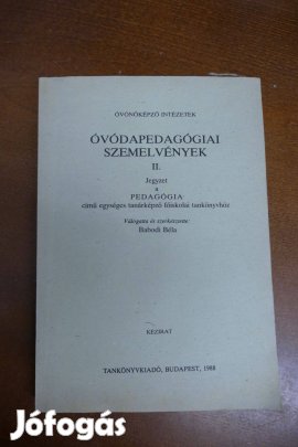 Babodi Béla - Óvódapedagógiai szemelvények II