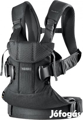 BabyBjörn One Air 3D Mesh babahordozó-fekete, OUTLET termék