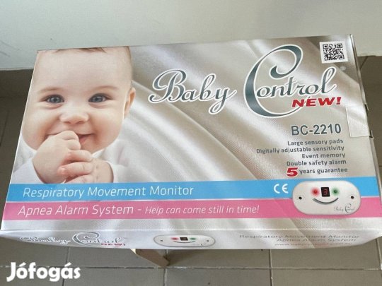 Baby Control Digital BC-2210 légzésfigyelő 2 érzékelőlappal