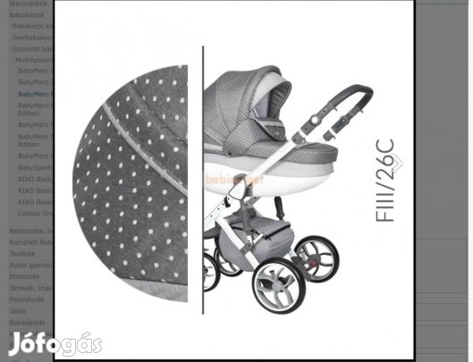 Baby Merch Faster3 3in1 babakocsi