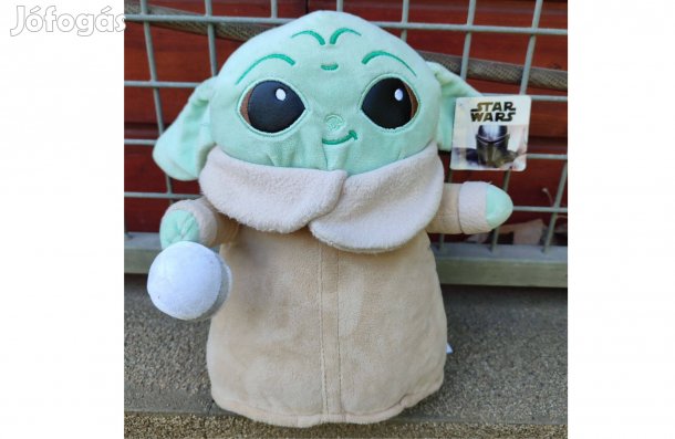 Baby Yoda Star Wars új, címkés eredeti plüss (30cm)