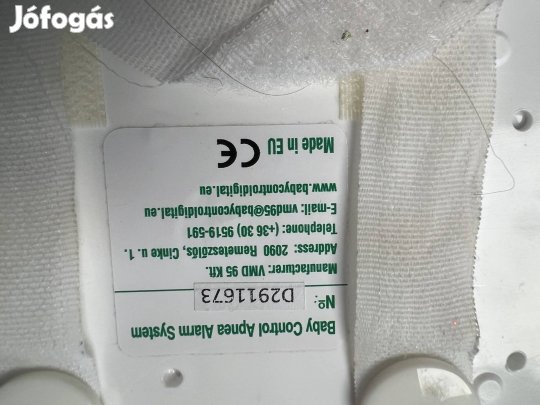 Baby control legzésfigyelő