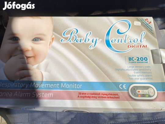 Baby control légzésfigyelő újszerű 