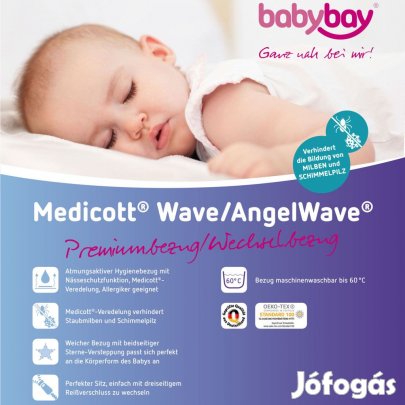 Babybay Medicott Wave/Angelwave váltóhuzat matrachoz, OUTLET termék