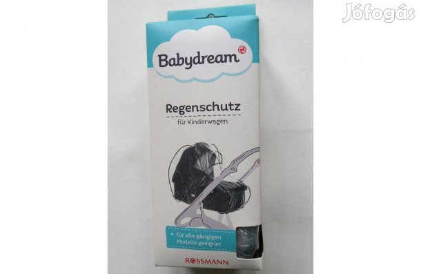 Babydream esővédő - babakocsi eső ponyva univerzális (új)