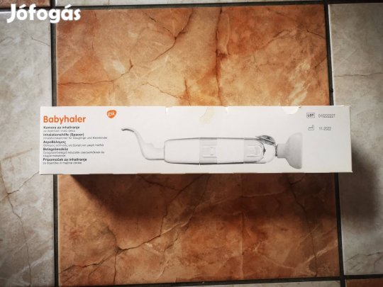 Babyhaler gyógyszerbelégző eszköz új 
