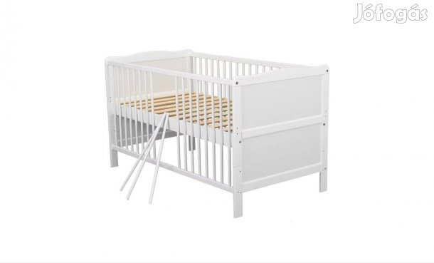 Babyneeds, Nadia fából készült gyermekágy, 140x70 cm, átalakítható,