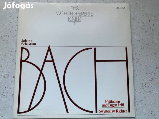 Bach: Preludium és fuga 1-10. LP