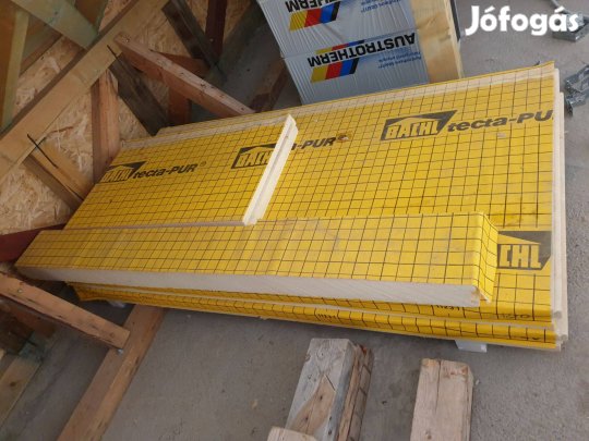 Bachl Tecta-PUR 120 szigetelőtábla új állapot 2 egész + vágott