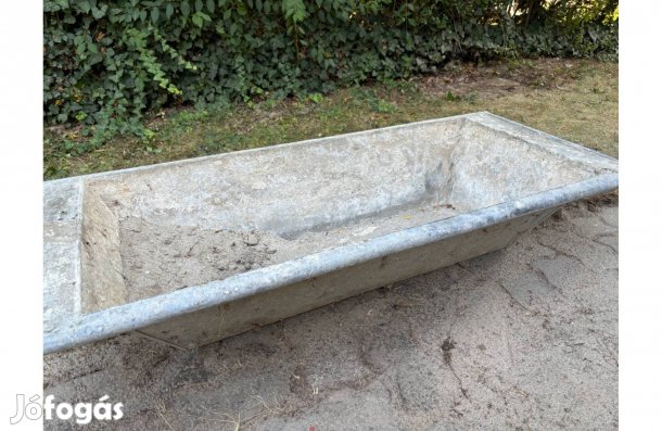 Bádog teknő, bádog kád, keverő kád