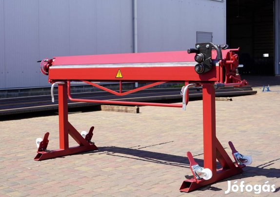 Bádogos élhajlító Zgr 2140/0,8/145° kerekekkel - Lemezhajlító gép