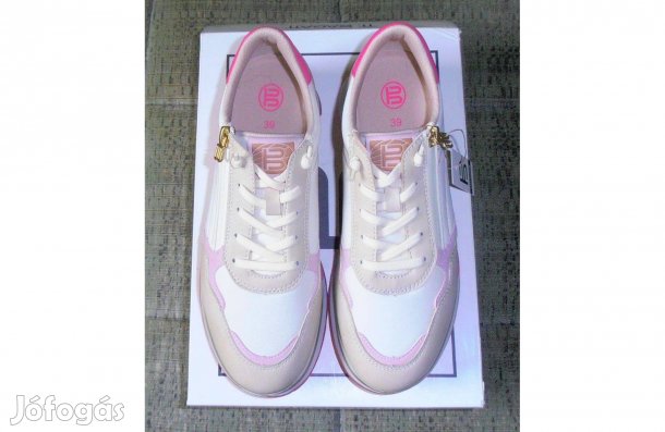 Bagatt női sneaker 39-es krém-pink