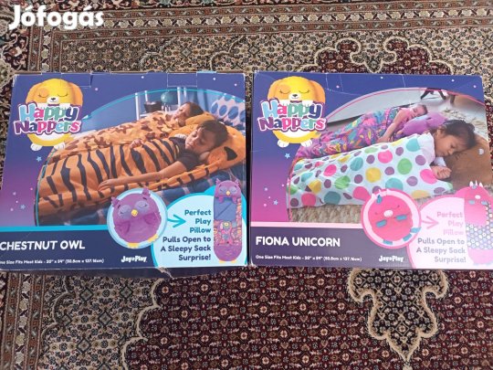 Baglyos és Unikornisos Happy Nappers hálózsák eladó!