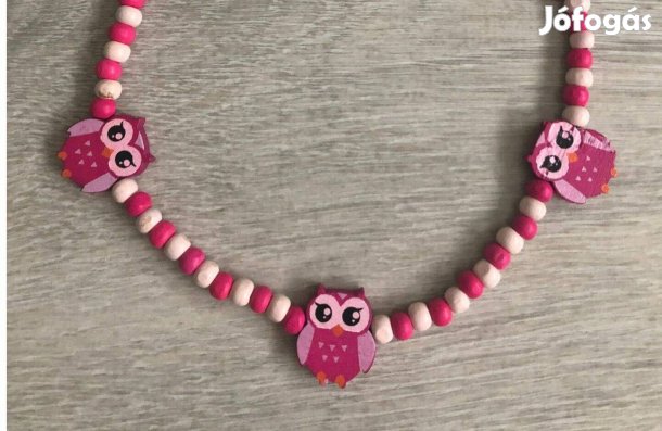 Baglyos fa gyerek nyaklánc (Fakopáncs)