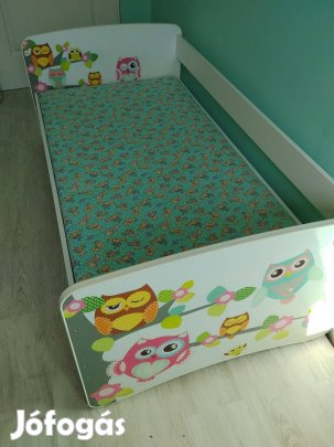 Baglyos gyerek ágy 