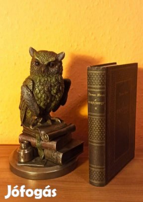 Bagoly szobor. Új, hibátlan. Eredeti dobozával. 25 cm magas