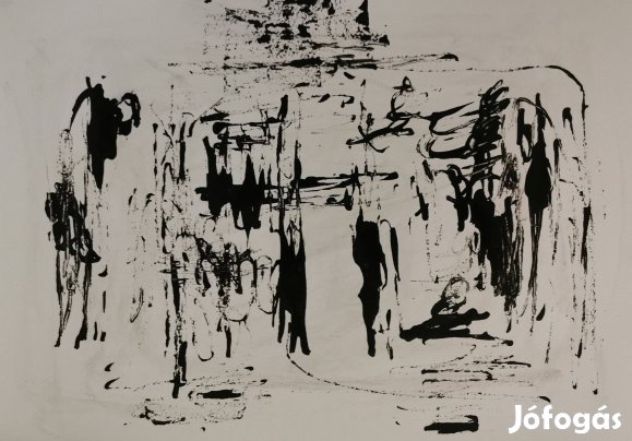 Baján Ildikó. Tús. 20,7 x 29,5 cm. Papír