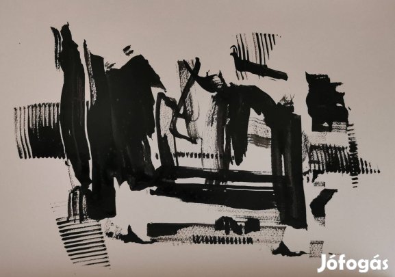 Baján Ildikó. Tús. Papír. 20,7 x 29,5 cm